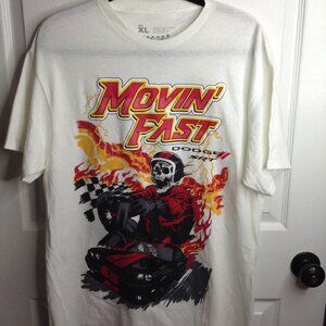 NWT Dodge EX Reason "XL" Limited Edition Collaboration, Cotton, Skull Graphics